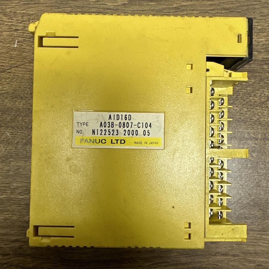 Used Fanuc,AID16D A03B-0819-C104,16PT Input Module