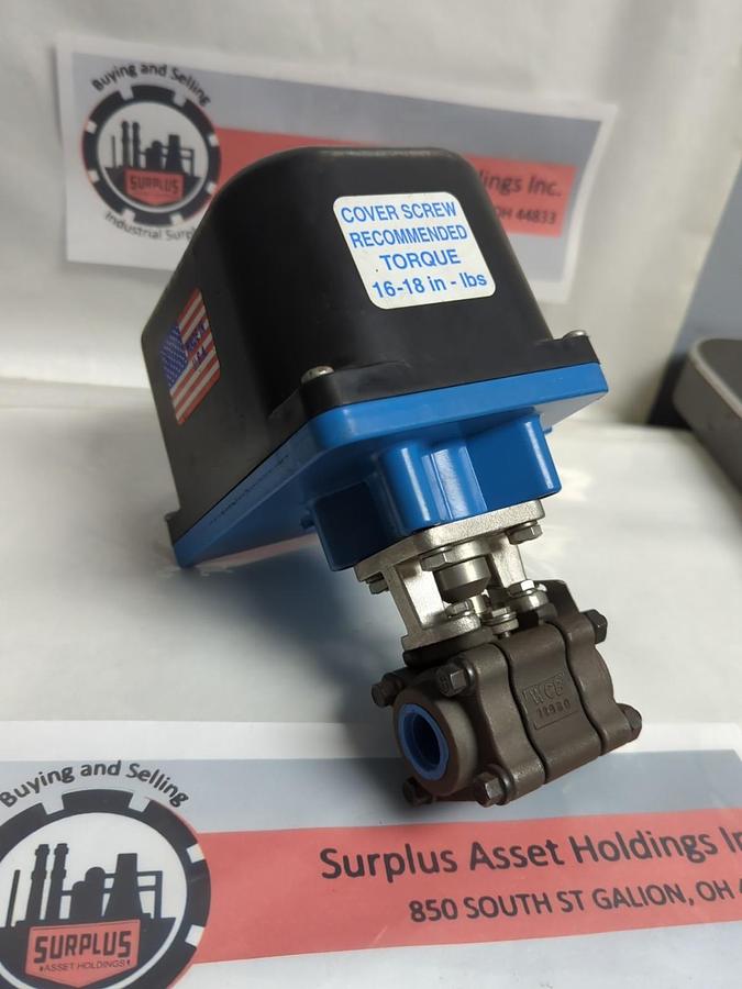 Used NELES-JAMESBURY,EU-12-01-Q,VALVE ACTUATOR BALL VALVE ASSEMBLY PRE-OWNED