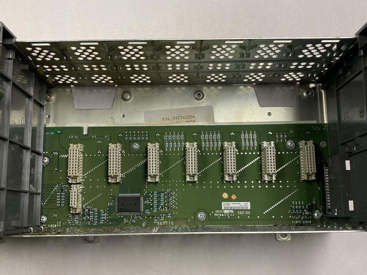 Used Allen-Bradley,1746-A7 SLC,7 Slot Chassis WITH 1746-P2 Power Supply