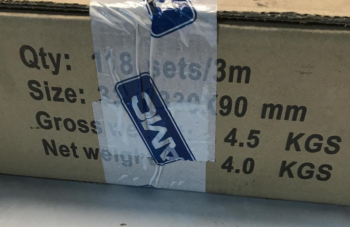 Used AMC,Modu-Flex83,Tabletop Conveyor Chain 118Sets/3M Size 330X330x90mm NOS