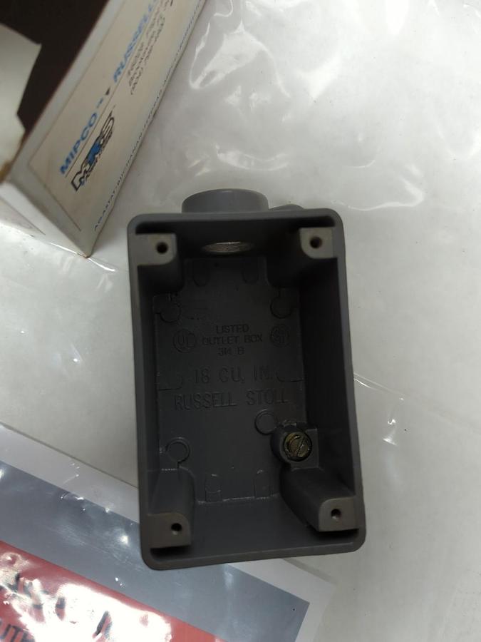 RUSSELLSTOLL,F17817,RECEPTACLE DUPLEX BOX NOS