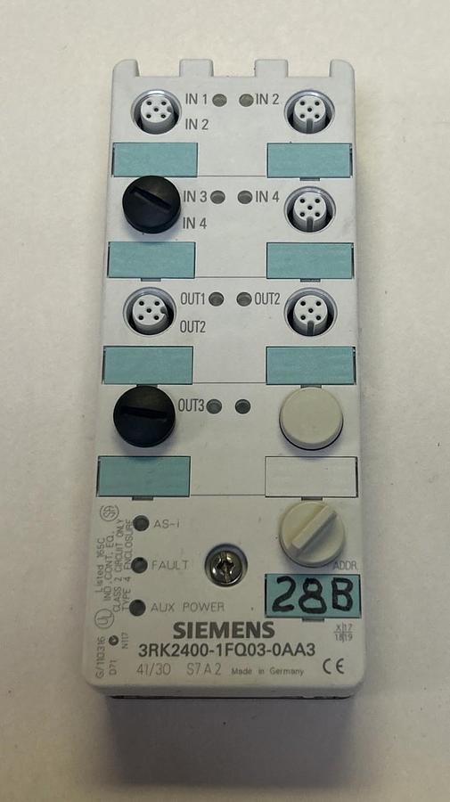 Used SIEMENS,3RK2400-1FQ03-0AA3,AS-I COMPACT MODULE