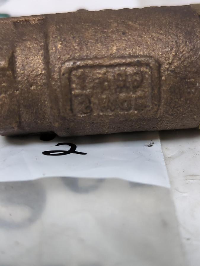 WATTS,600-WOG,1/2 IN BRASS BALL VALVES LOT OF 2 NOS