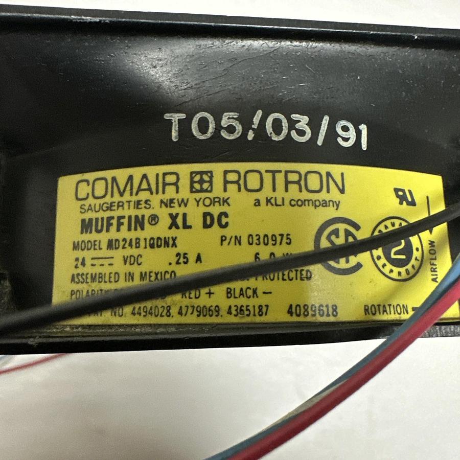 Used Comair Rotron,MD2481QDNX,Muffin Fan 24V .25A