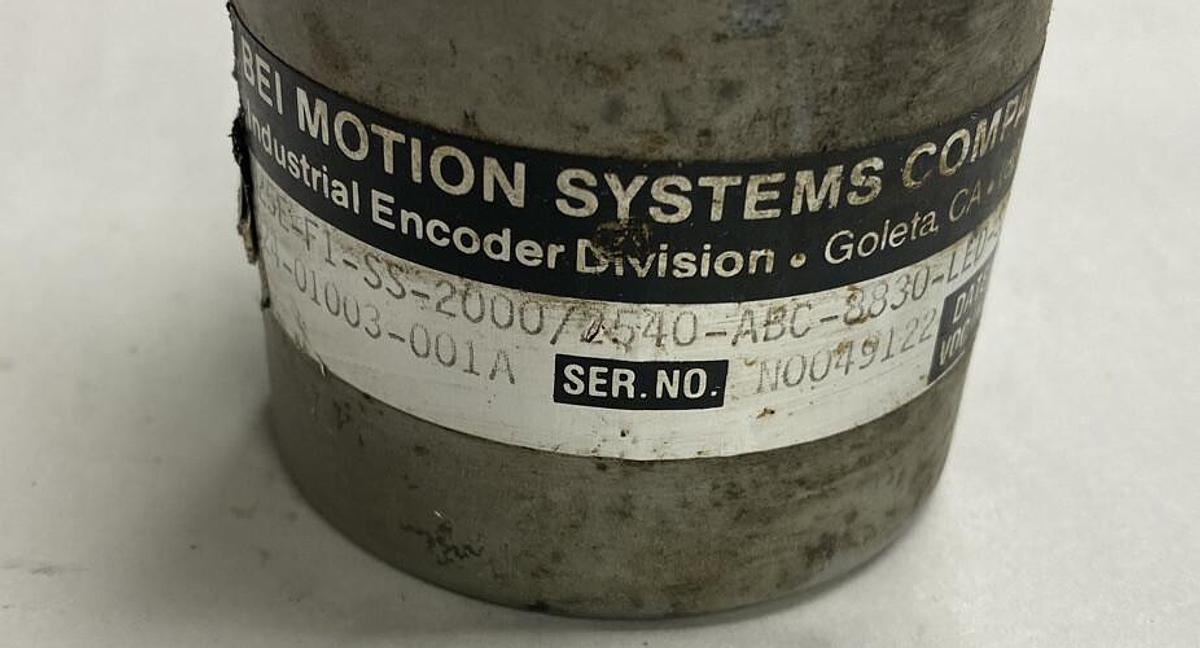 Used BEI Motion Systems,H25E-F1-SS-2000,Industrial Encoder