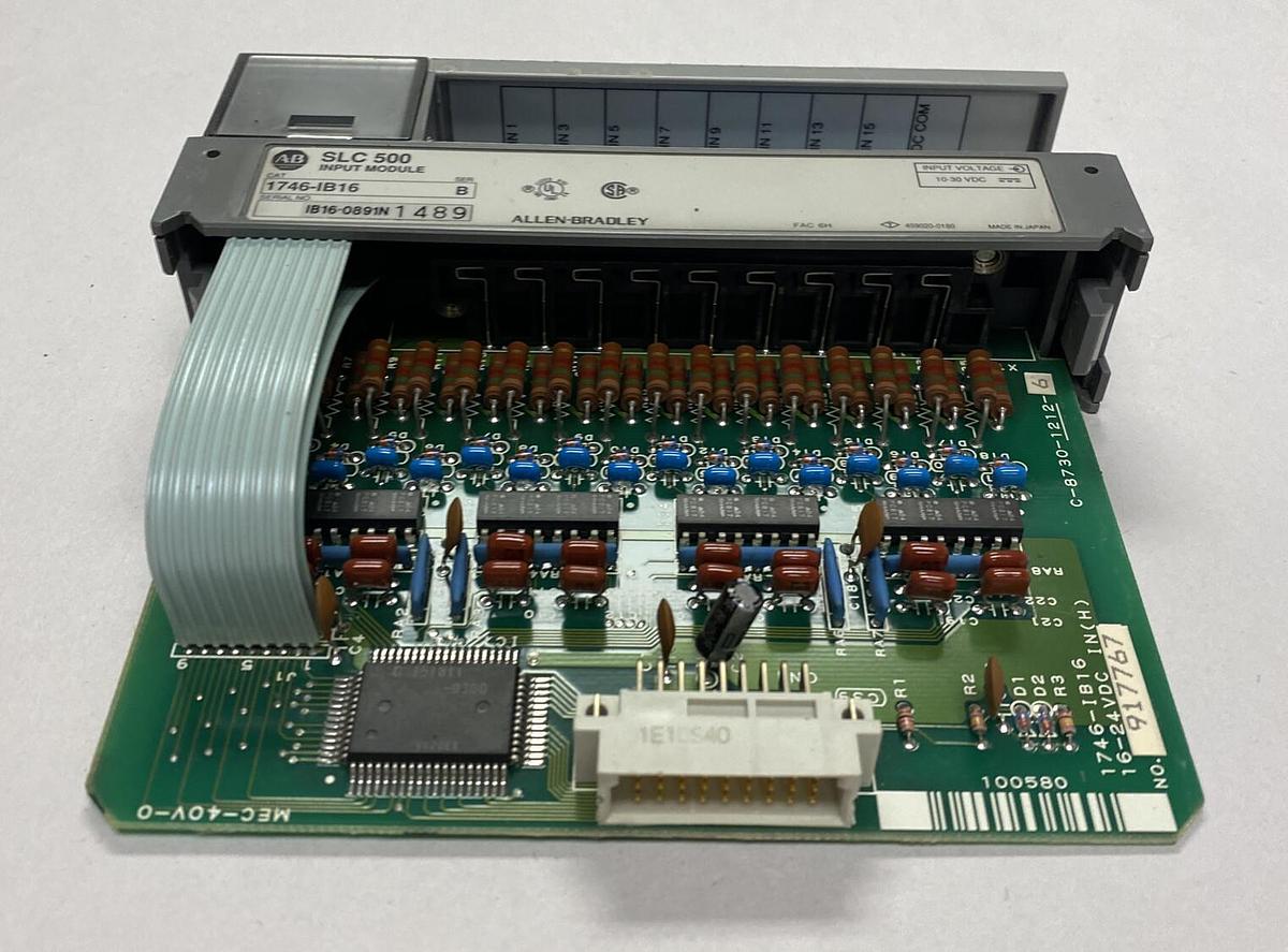Used ALLEN BRADLEY,1746-IB16,SER B INPUT MODULE