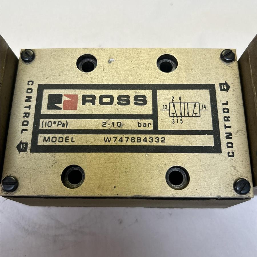 Used ROSS,W7476B4332,SOLENOID VALVE