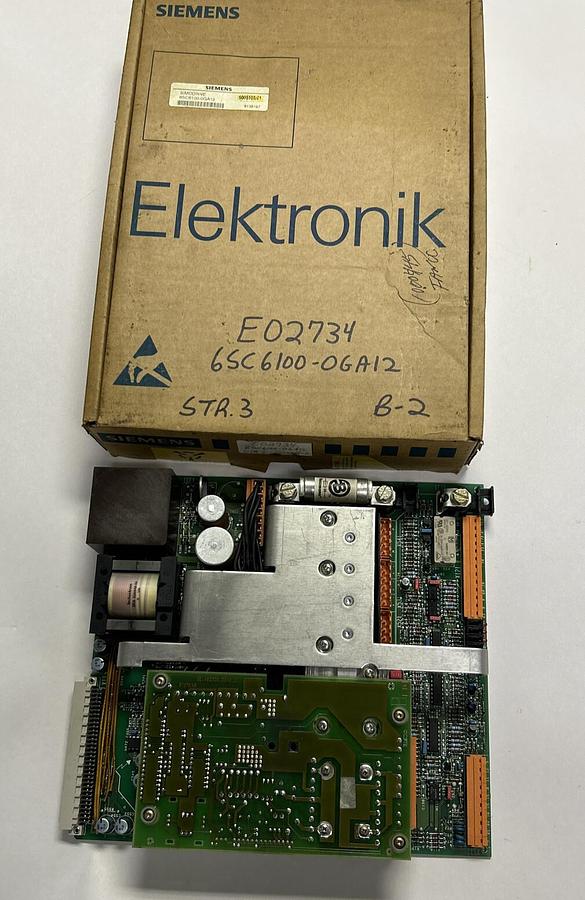 Used SIEMENS,6SC6-100-0GA12,POWER SUPPLY BOARD