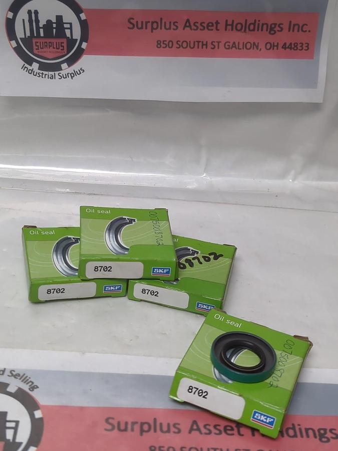 SKF,8702,OIL SEAL LOT OF 4 NOS