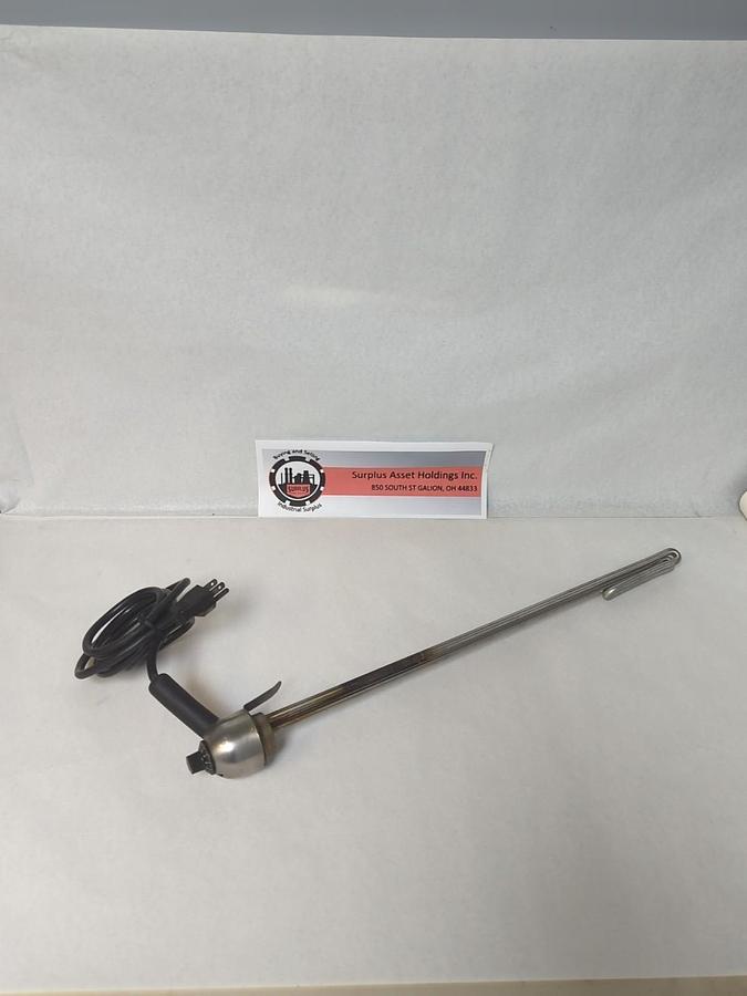Used ULANET,MODEL 306,STOCK TANK IMMERSION HEATER 20 IN ROD 1100 WATT 115V PRE-OWNED