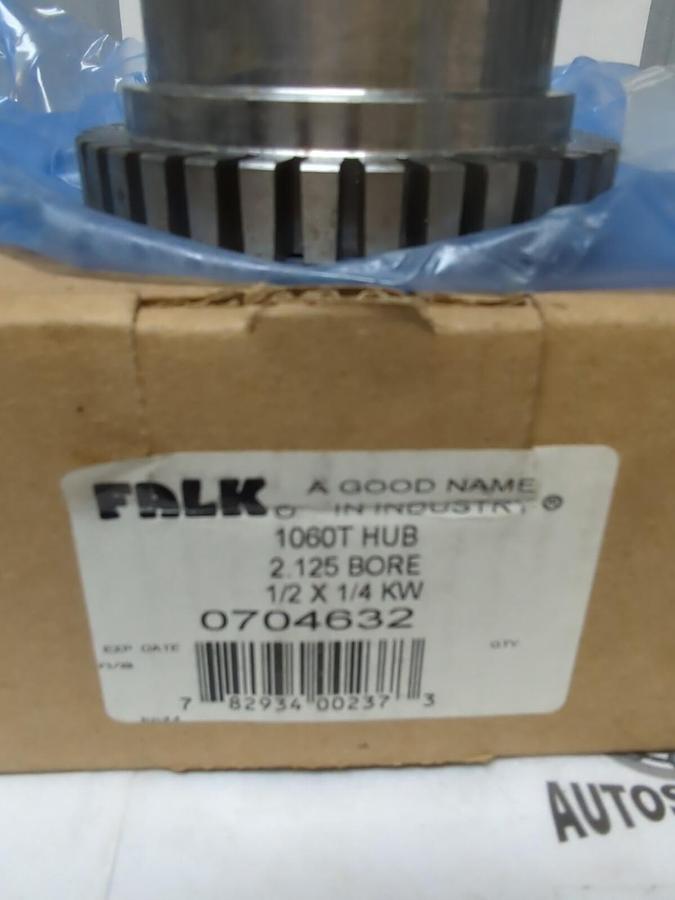 FALK,0704632  1060T,HUB 2.125 INCH BORE 1/2 INCH X  1/4 INCH KW NOS