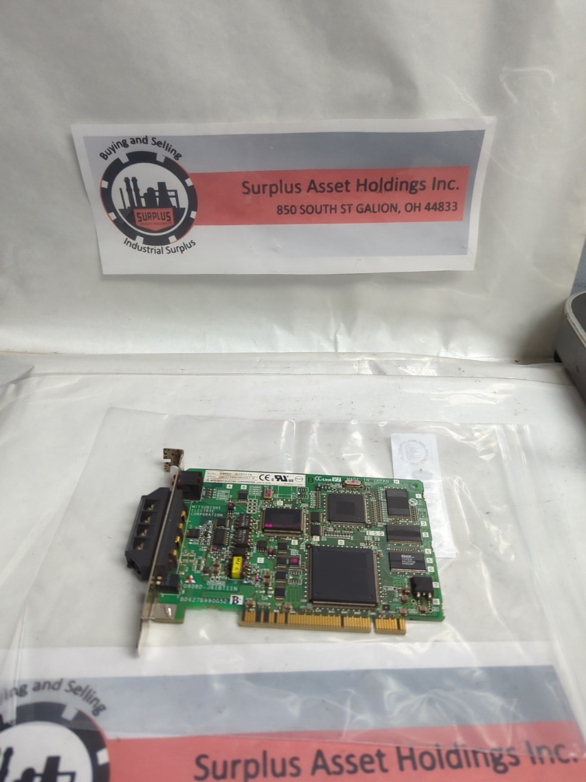 Used MITSUBISHI,Q80BD-J61BT11N,CC-LINK V2 INTERFACE CARD PRE-OWNED