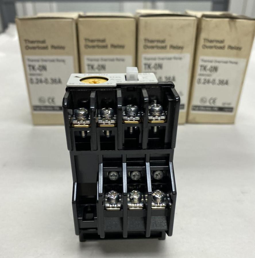 Used Fuji,4NKOAC TK-ON,Overload Relay .24-.36A Lot of 4 NOS In Box