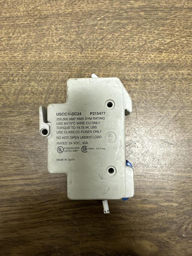 Used Ferraz Shawnut,P215477,30Amp Fuse Holder