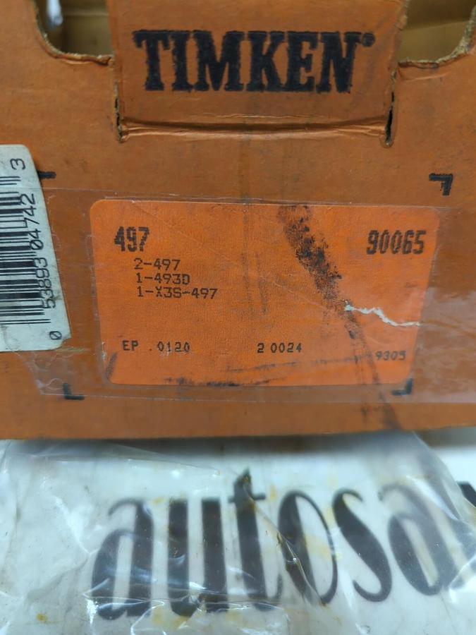 TIMKEN,497-90065,COMPLETE ROLLER BEARING ASSEMBLY NOS