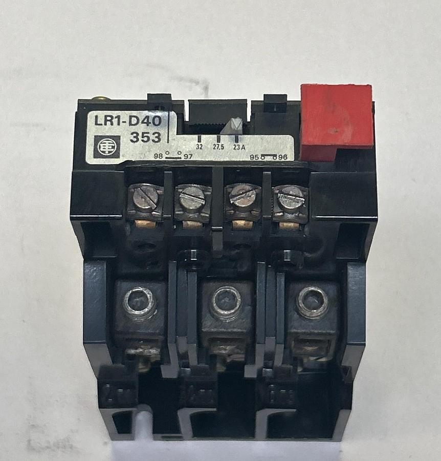 Used TELEMECANIQUE,LR1-D40,THERMAL OVERLOAD RELAY