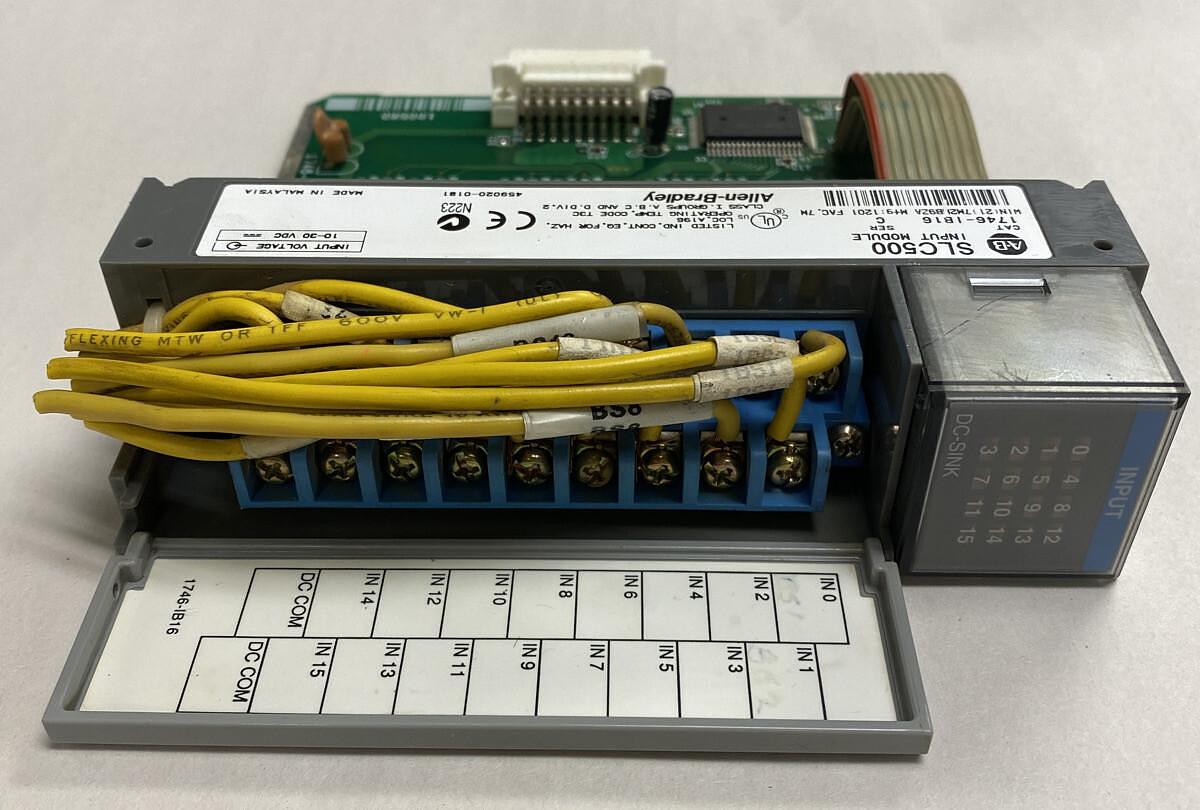 Used Allen-Bradley,1746-IB16,Series C SLC500 Input Module