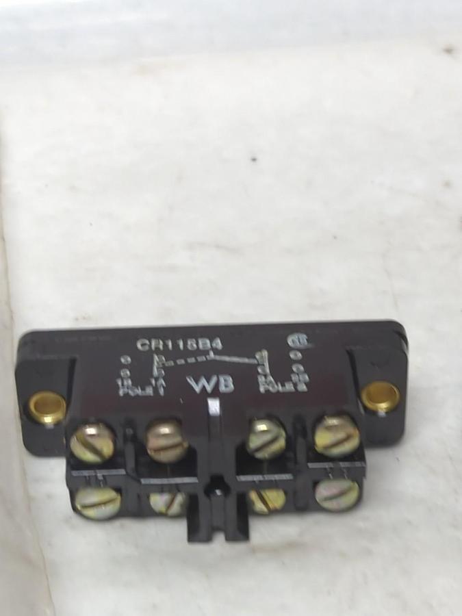 Used GENERAL ELECTRIC,CR115B4,SNAP-ACTING LIMIT SWITCH LOT OF 2 PRE-OWNED