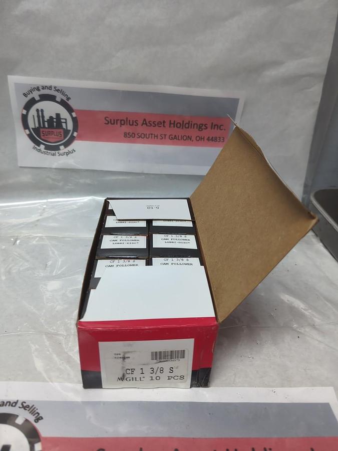 MCGILL,CF 1-3/8S,CAM FOLLOWER 1-3/8 INCH PACK OF 10 NOS