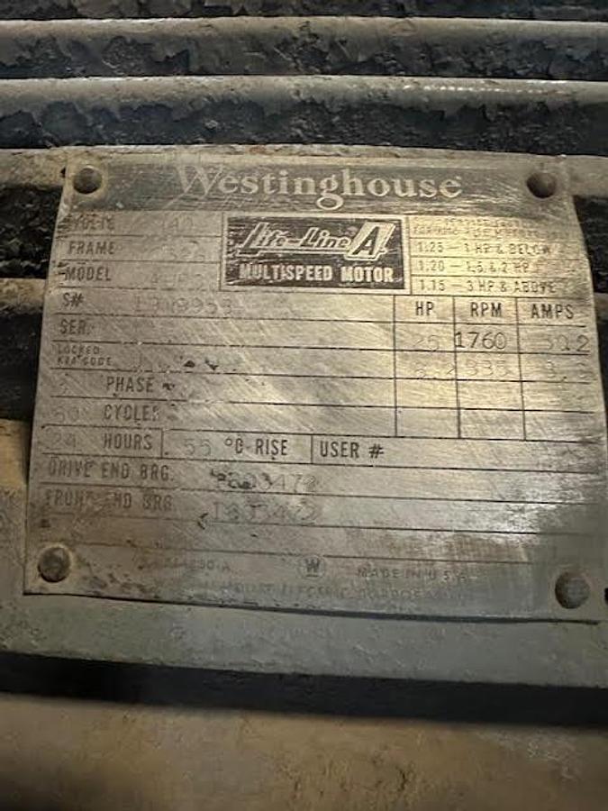 Used Westinghouse HP25/6.2 326U