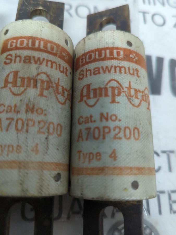GOULD SHAWMUT,A70P20,AMP-TRAP FUSES LOT OF 3 NOS