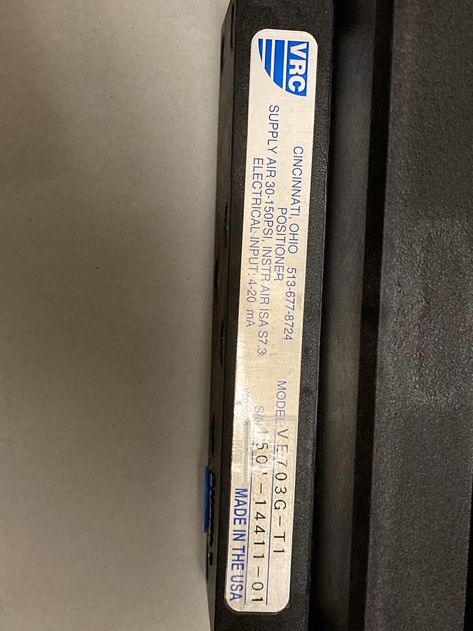 VRC,VE703G-T1,Electro-Pneumatic Valve Positioner 30-150 PSI  4-20 mA