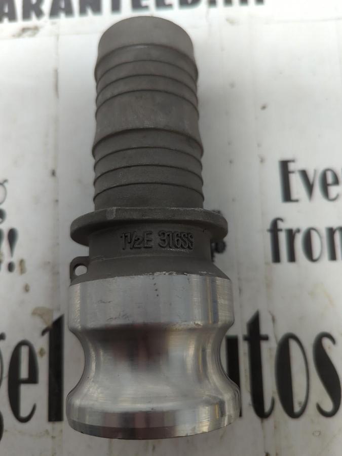 EVER-TITE,1-1/2E,316SS CAM & GROOVE QUICK CONNECT FITTING NOS