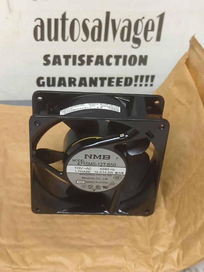 NBM,MODEL 4715MS-12T-B50,COOLING FAN 115V AC 15.5/14.5W NOS