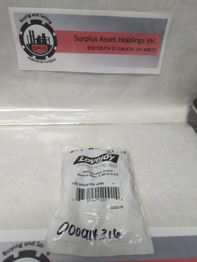 Used LOVE-JOY,L150,SPIDER SOX RUBBER NOS