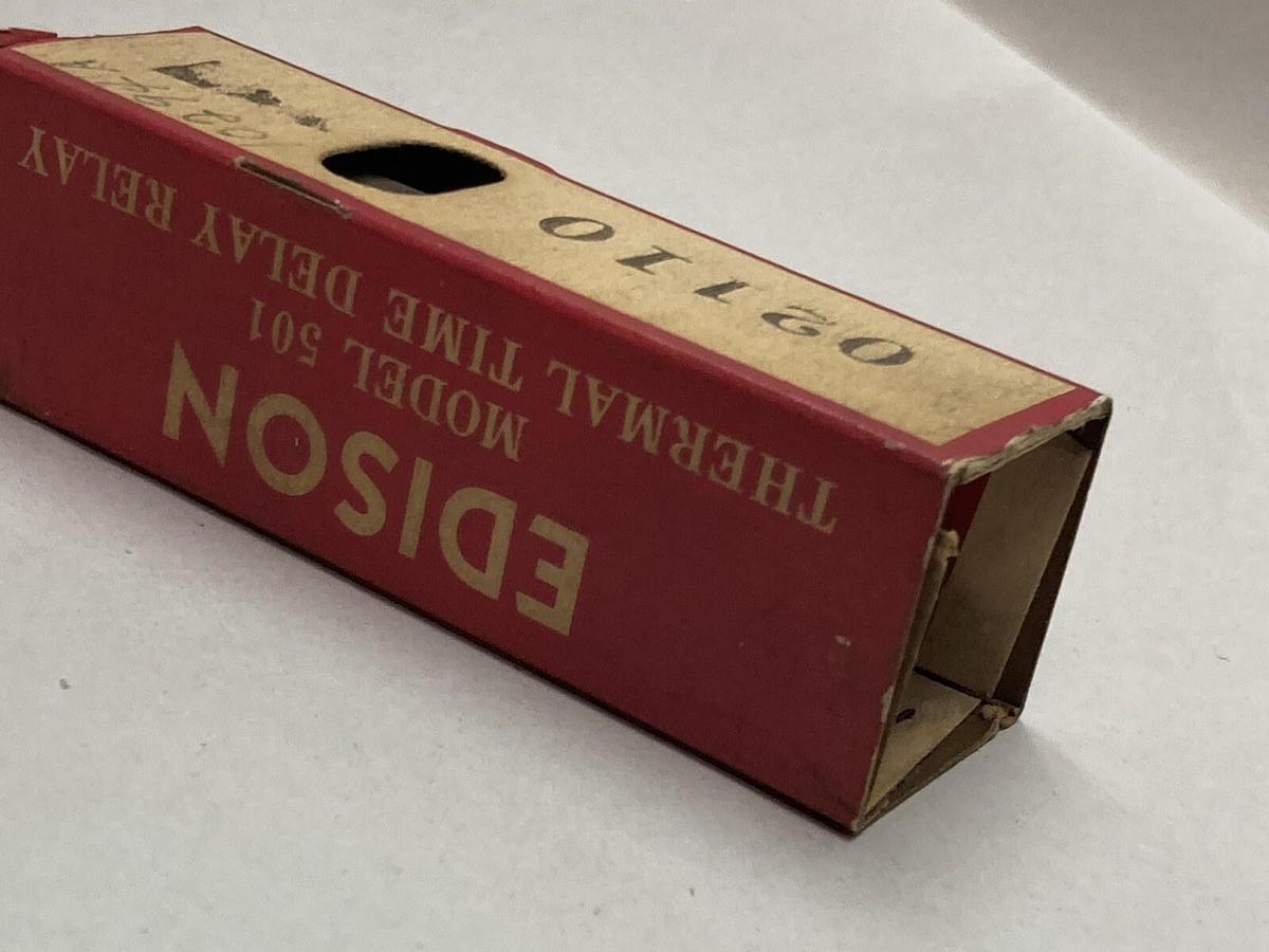 Used Edison,Model 501,Thermal Time Delay Relay