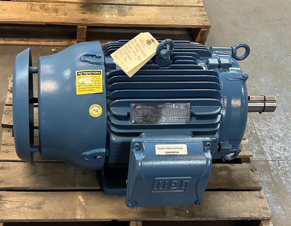 WEG,RMCT-A02504E1-W22,MOTOR 25HP 1765RPM 460V 3PH 284T FRAME NOS