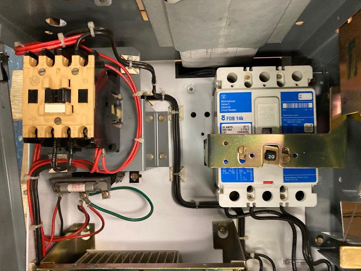 Used Allen-Bradley,2100 2163N,25 Inch VFD MCC BUCKET 5Hp 8.4A 480V 60Hz