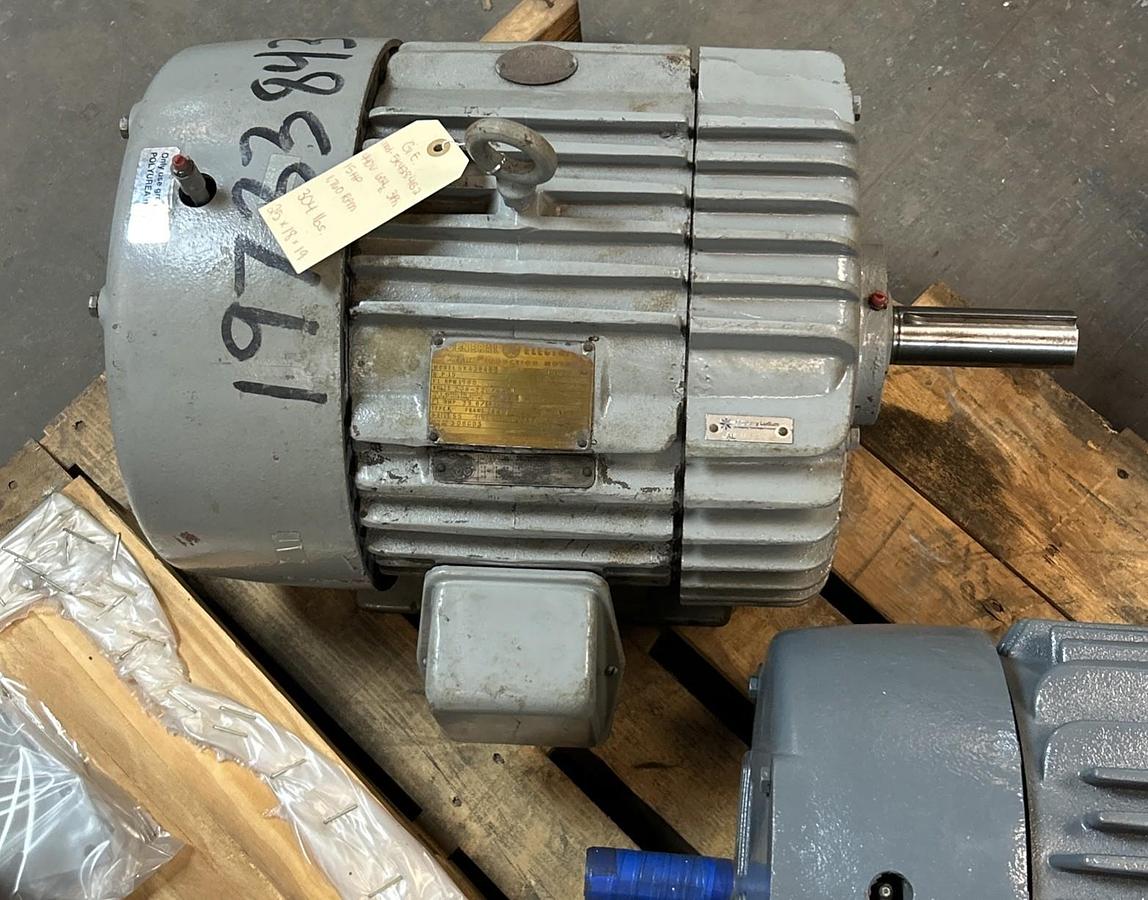Used GE,5K4284B2,MOTOR 15HP 1760RPM 460V 3PH 284U FRAME