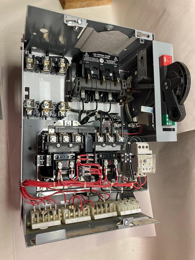 Used Allen-Bradley,2106,Size 1 Fused MCC 20 Inch Starter Feeder Bucket