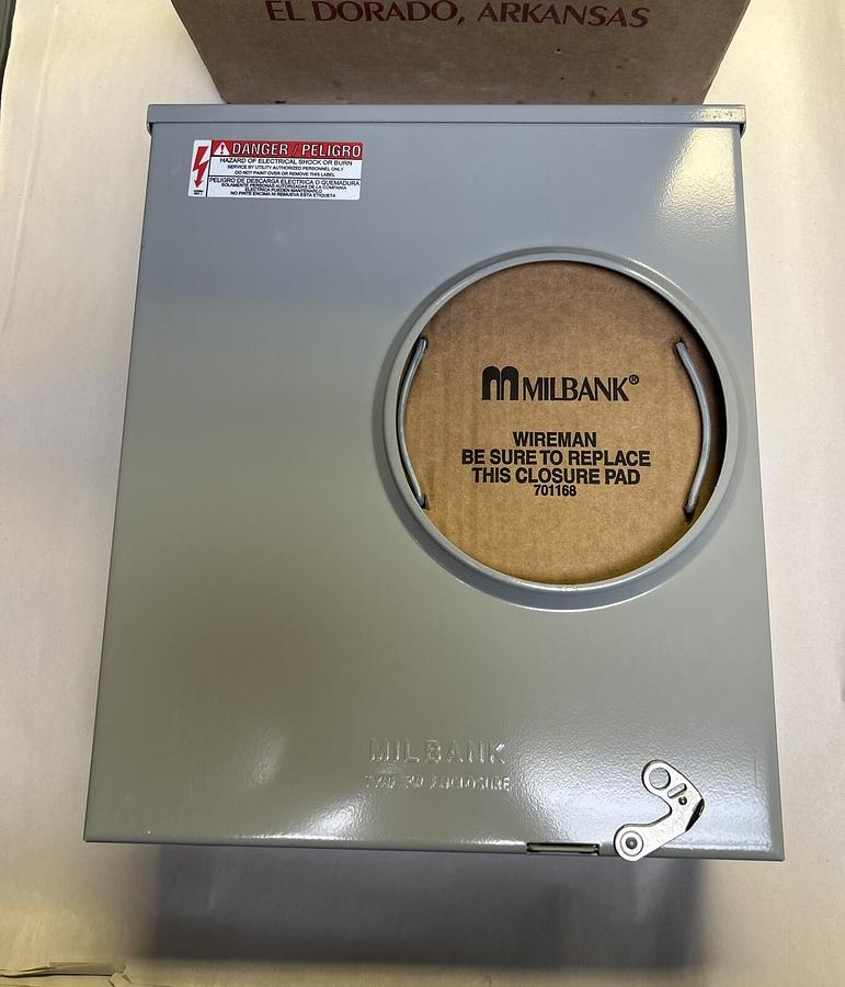 MILBANK,U1980-O-KK-AEPU,SOCKET METER NOS