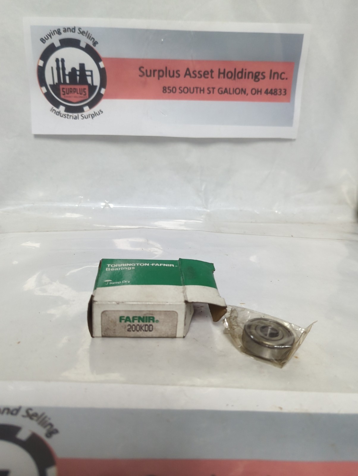 FAFNIR,200KDD,DEEP GROOVE BALL BEARING 10MM BORE NOS