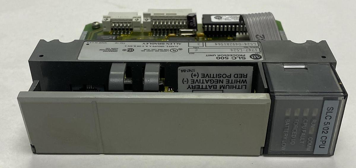 Used ALLEN BRADLEY,1747-L524,SER C FRN 3 PROCESSOR MODULE