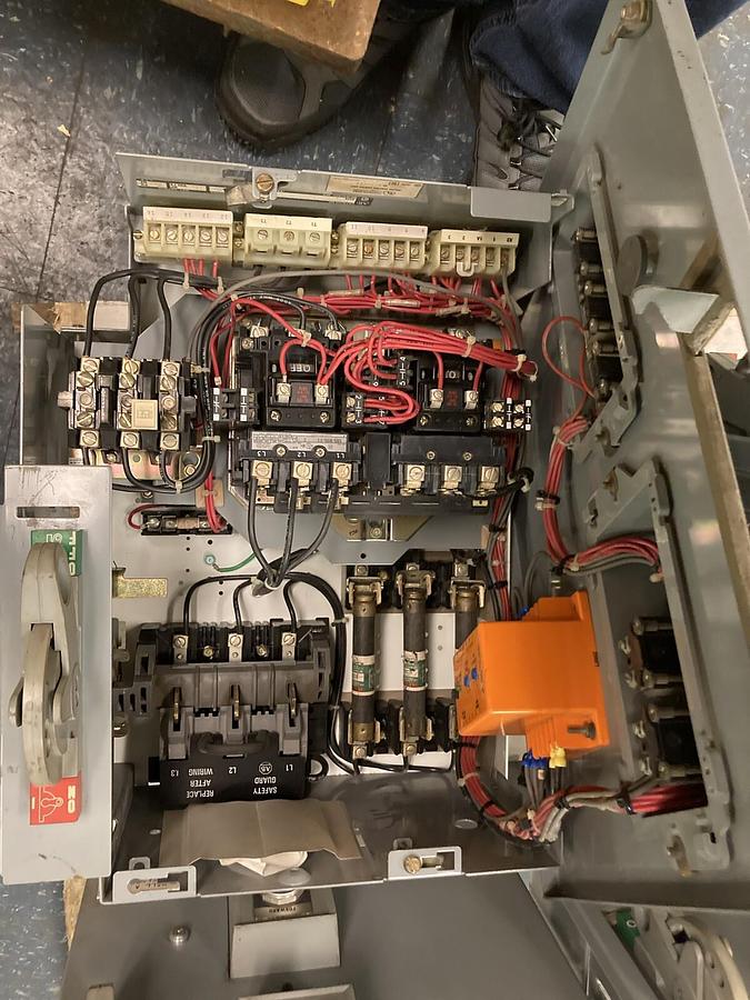 Used Allen-Bradley,2106B,Size 1 MCC 20 Inch Reversing Starter Feeder Bucket