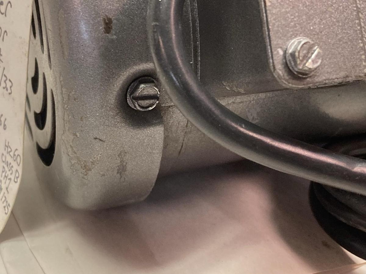 Used Vorner,33-1162-1166,Single Phase Motor 0.33Hp 115/230V Frame 42CZ