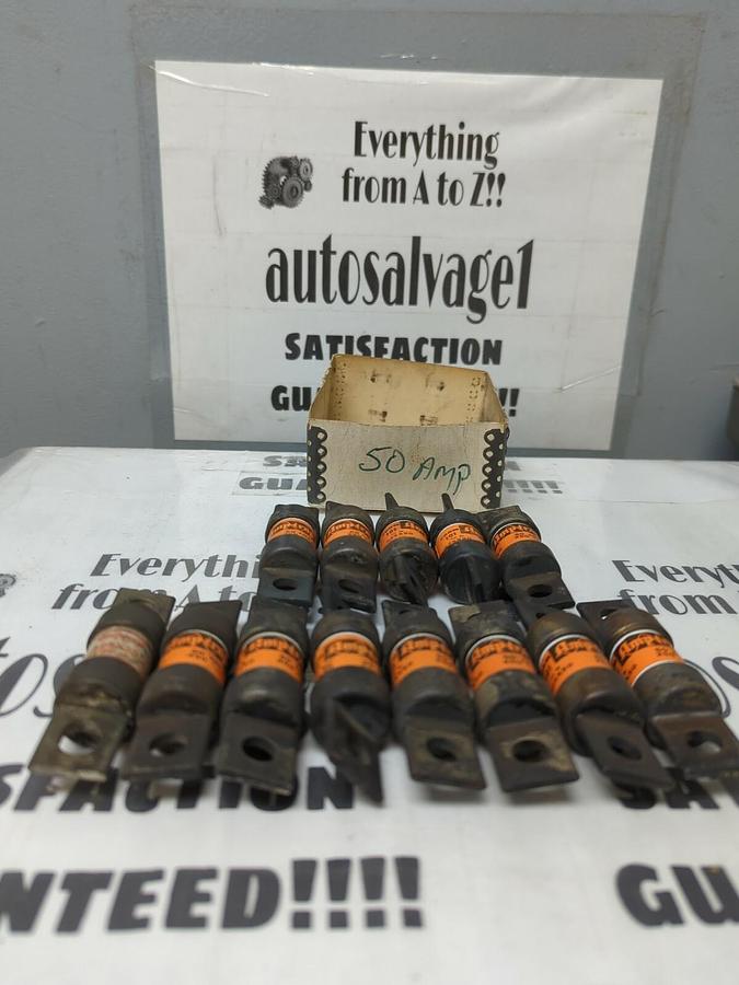 SHAWMUT,A25X50,AMP-TRAP TYPE-4 FUSES LOT OF 13 NOS