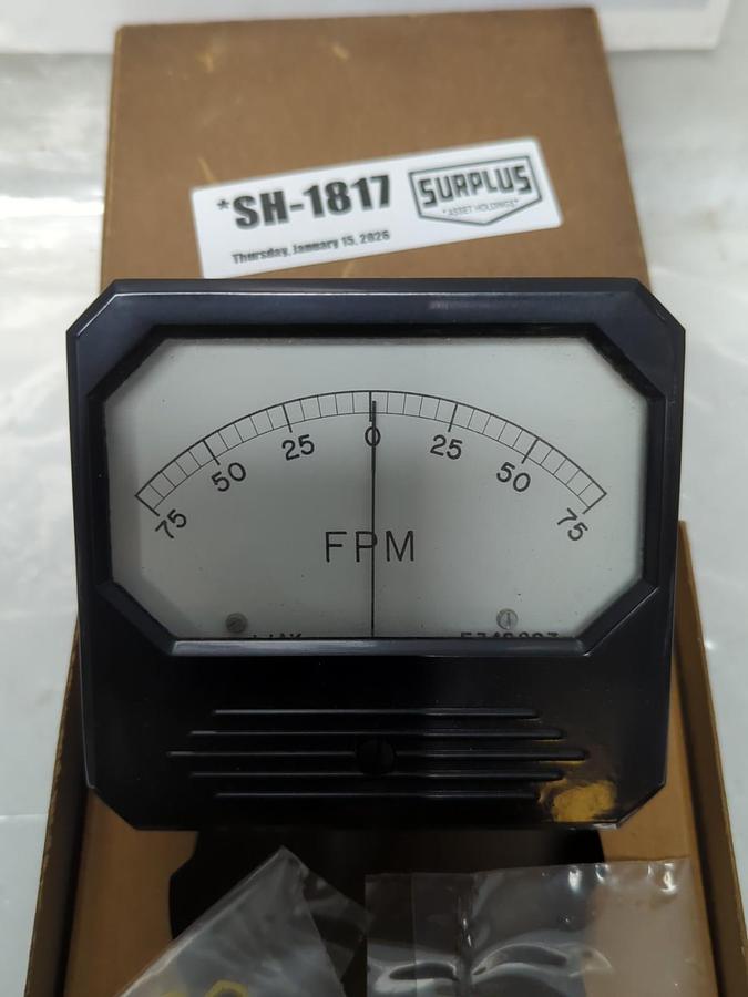 TRIPLETT,65201-IAK,PANEL METER 75-0-75 F.P.M NOS