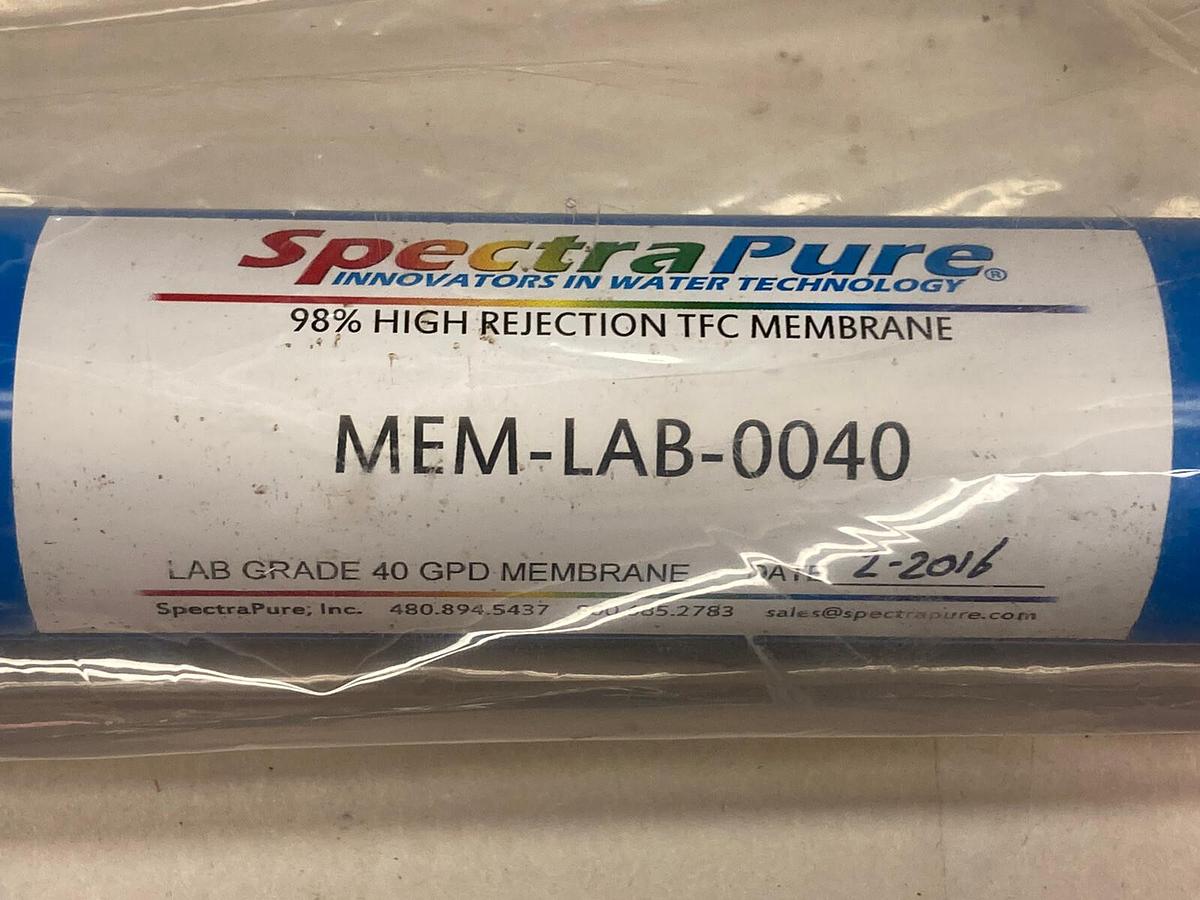 Used Spectra Pure,MEM-LAB-0040,Lab Grade 40 GPD Membrane
