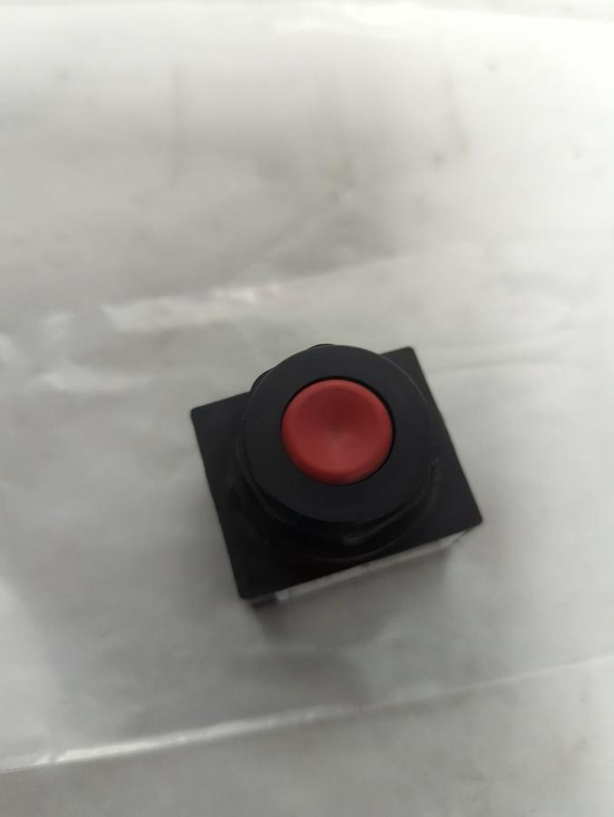 Used HUBBELL,M1GMR,RED MAINTAINED PUSH BUTTON PRE-OWNED