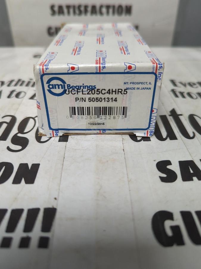 AMI BEARINGS,UCFL205C4HR5,2-BOLT FLANGE MOUNT BEARING 25MM BORE NEW