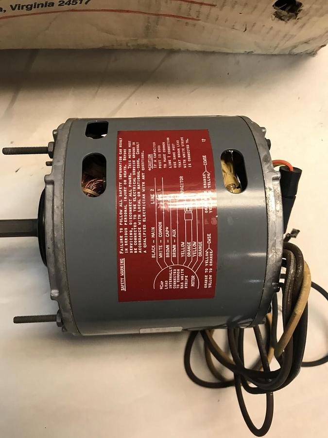 Magnetek,436 AC,Motor 1/3HP 1075 RPM 460V New in Box