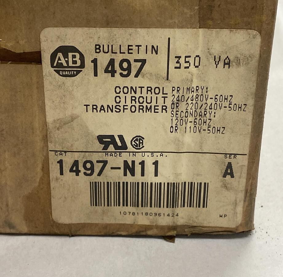 Used Allen Bradley,1497-N11,Control Circuit Transformer NOS