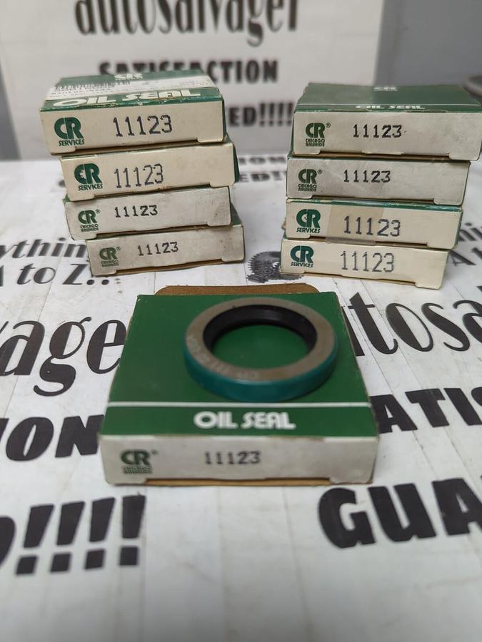 CHICAGO RAWHIDE,11123,OIL SEALS LOT OF 9 NOS