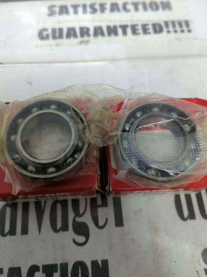 FAFNIR,9106P,SINGLE ROW BALL BEARING 30MM BORE LOT OF 2 NOS
