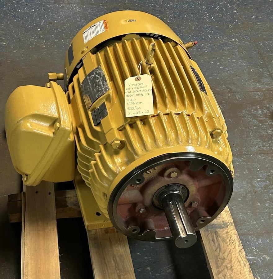 EMERSON,X25E2CC-P,MOTOR 25HP 460V 1775RPM 3PH 286TC FRAME