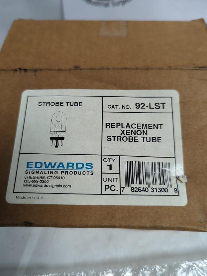 EDWARDS,92-LST,REPLACEMENT XENEN STROBE TUBE NOS